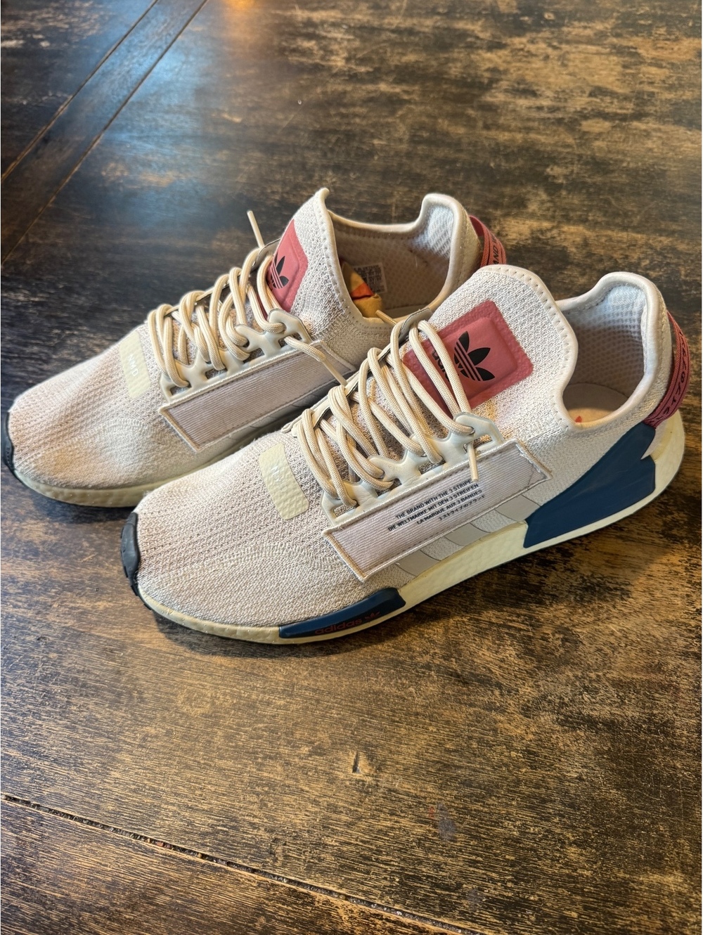 Adidas NMD_R1, beige/cream colorway